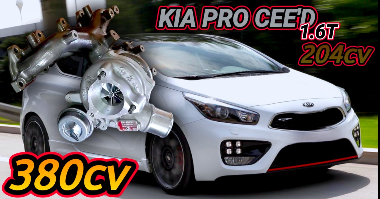 TURBINA MODIFICATA KIA PRO CEE'D 1.6T 204CV