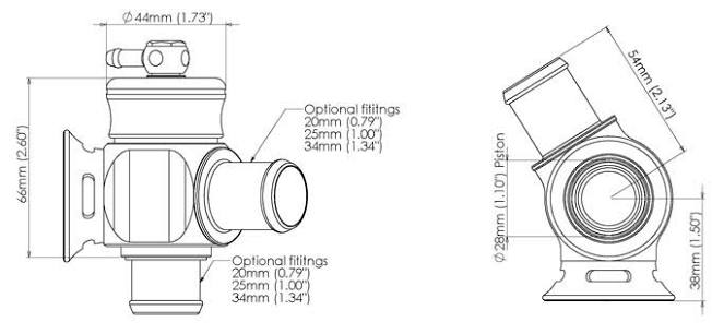 VALVOLA POP-OFF TURBOSMART DUAL PORT - immagine 4