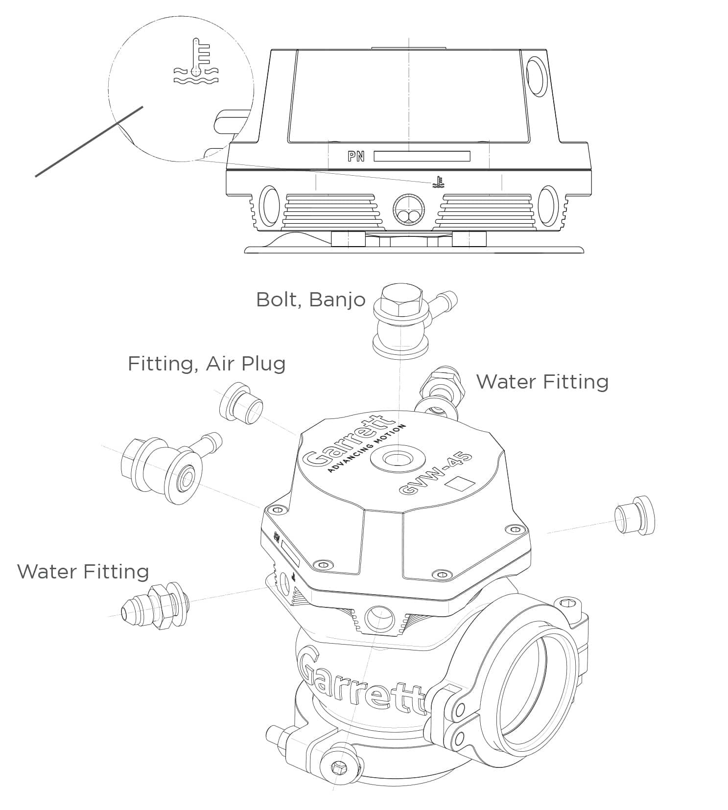 WASTEGATE ESTERNA GARRETT GVW-40 - immagine 4