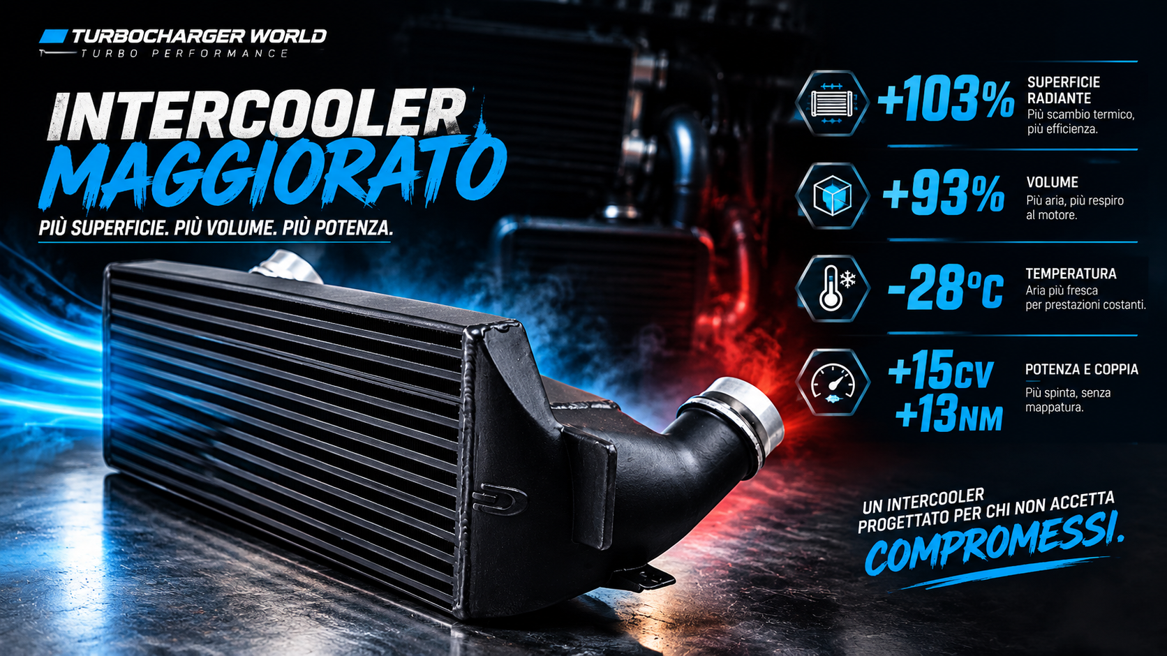 INTERCOOLER MAGGIORATO BMW F30 335d